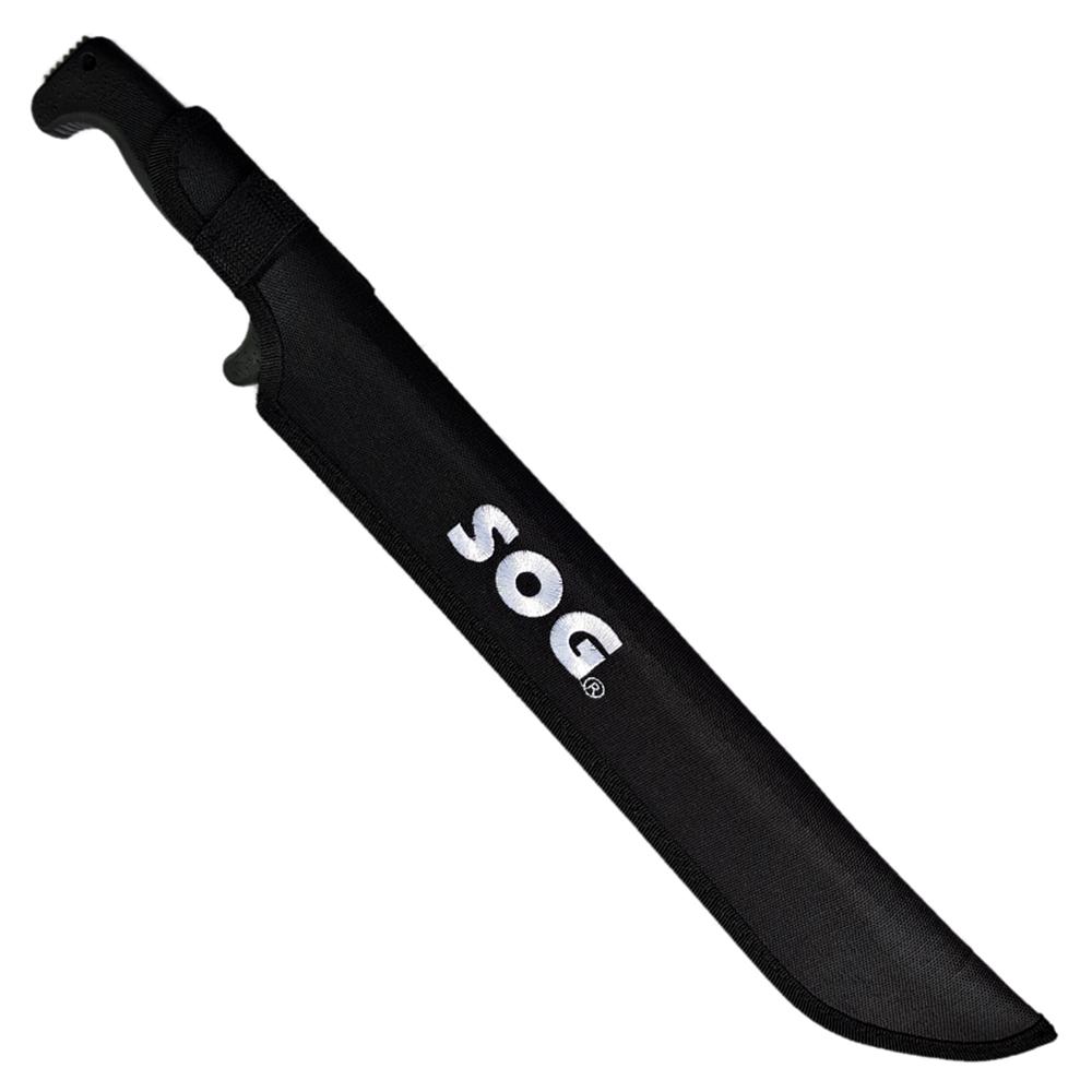มีดเดินป่า มีดมาเชเต้ มีดใบตาย SOG SOGfari Machete ยาว 21 นิ้ว (53 ซม.) ใบมีดสีเงินพร้อมซองผ้าไนล่อนสำหรับเก็บมีด