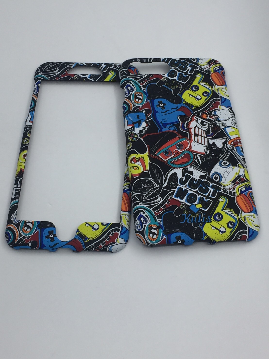 เคสคูทิส(Kutis)เคสไอโฟน7พลัส,8พลัส(ลายJustNow)มาใหม่ เคสประกบหน้า-หลัง เคสเรืองแสง เคสลายวินเทจ ร้านSuperhero Klongthom