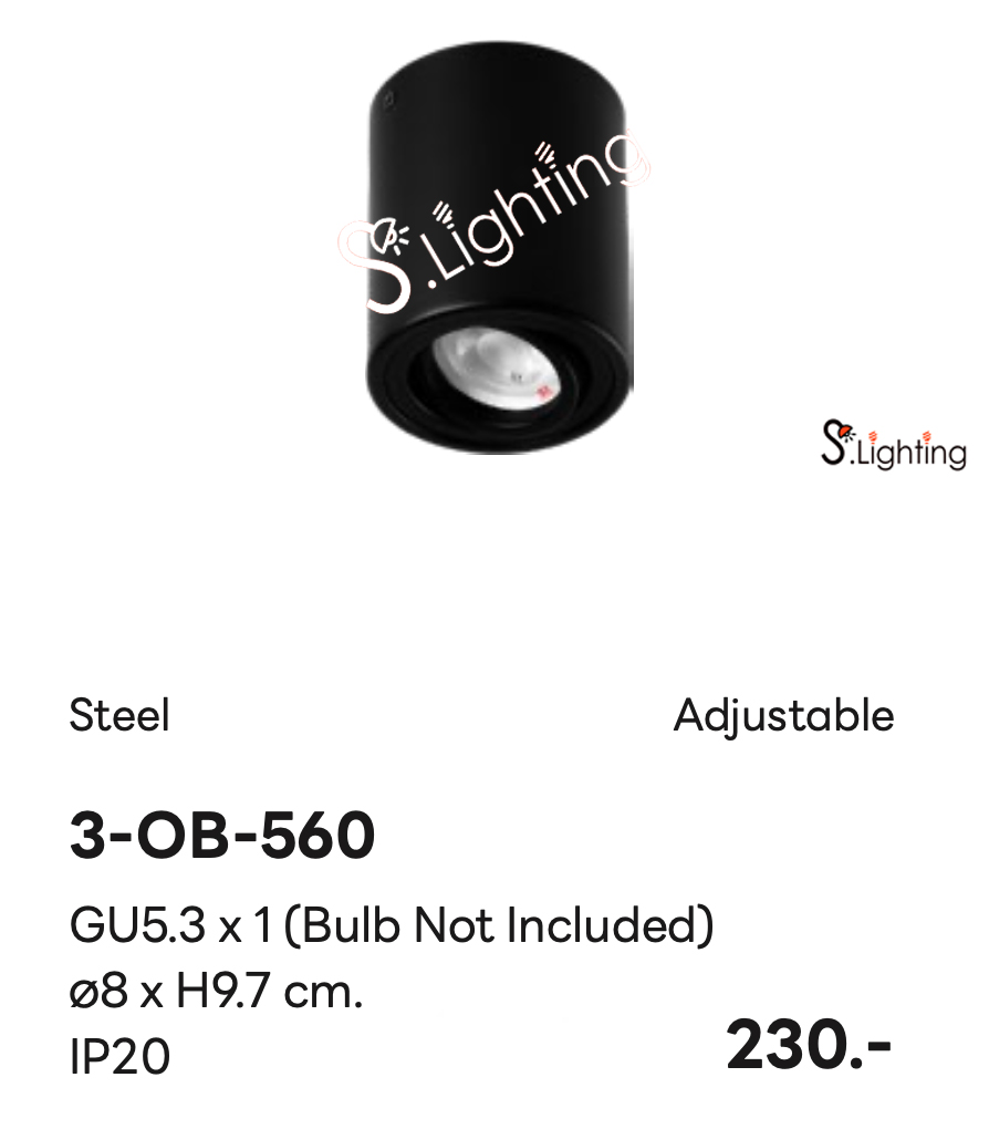โคมไฟดาวไลท์ติดลอย 3-OB-560
