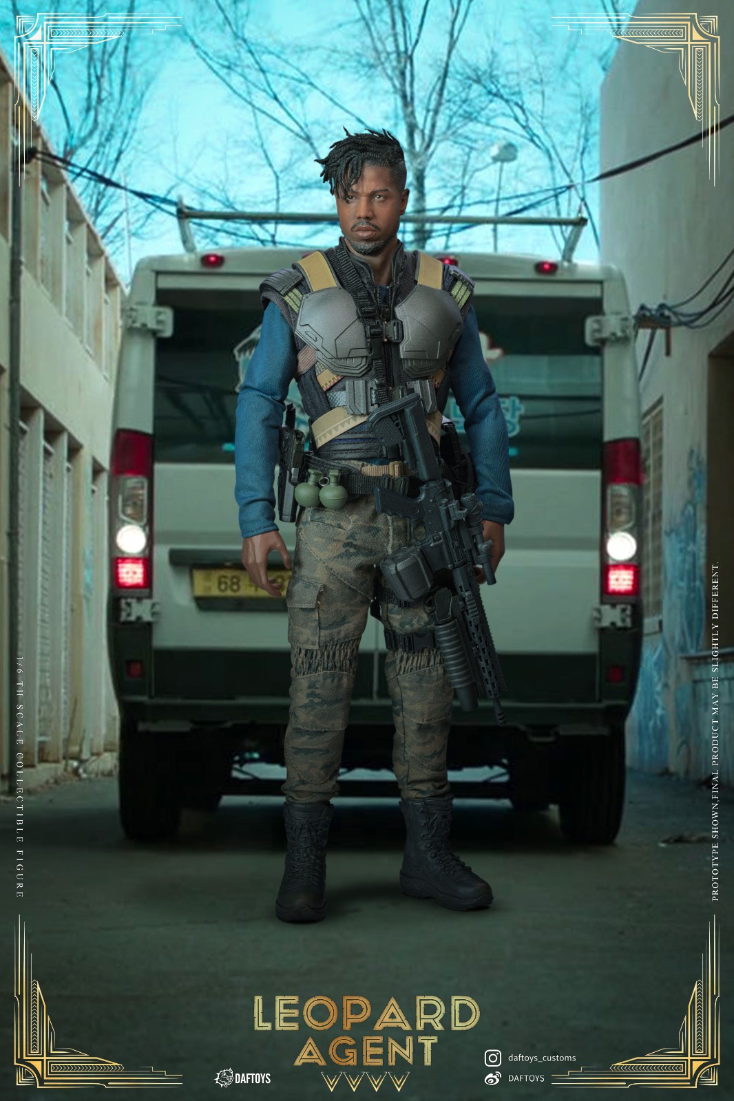 DAFTOYS F018 1/6 Leopard Agent