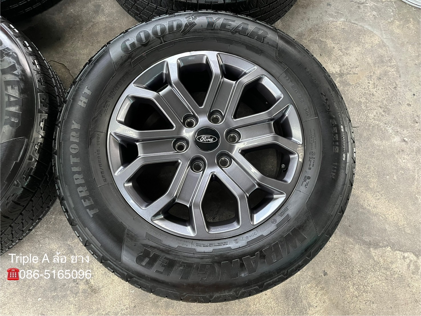 ✨ล้อแม็ก✨Ford Next-Gen Wildtrak รุ่นใหม่ล่าสุด ขอบ 18 พร้อมยาง 255-65-18 Goodyear♨️ปี 24♨️