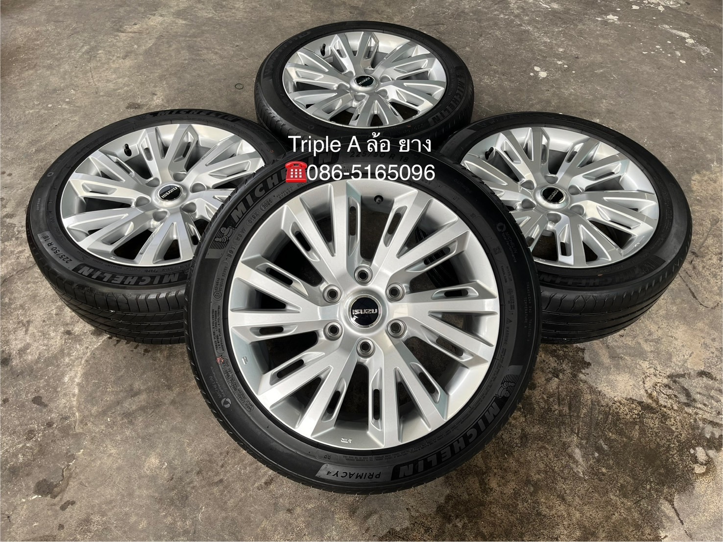 ✨ล้อแม็ก✨ISUZU D-Max รุ่นใหม่ล่าสุด ขอบ 18 แถมยาง 225-50-18 Michelin ปี 20