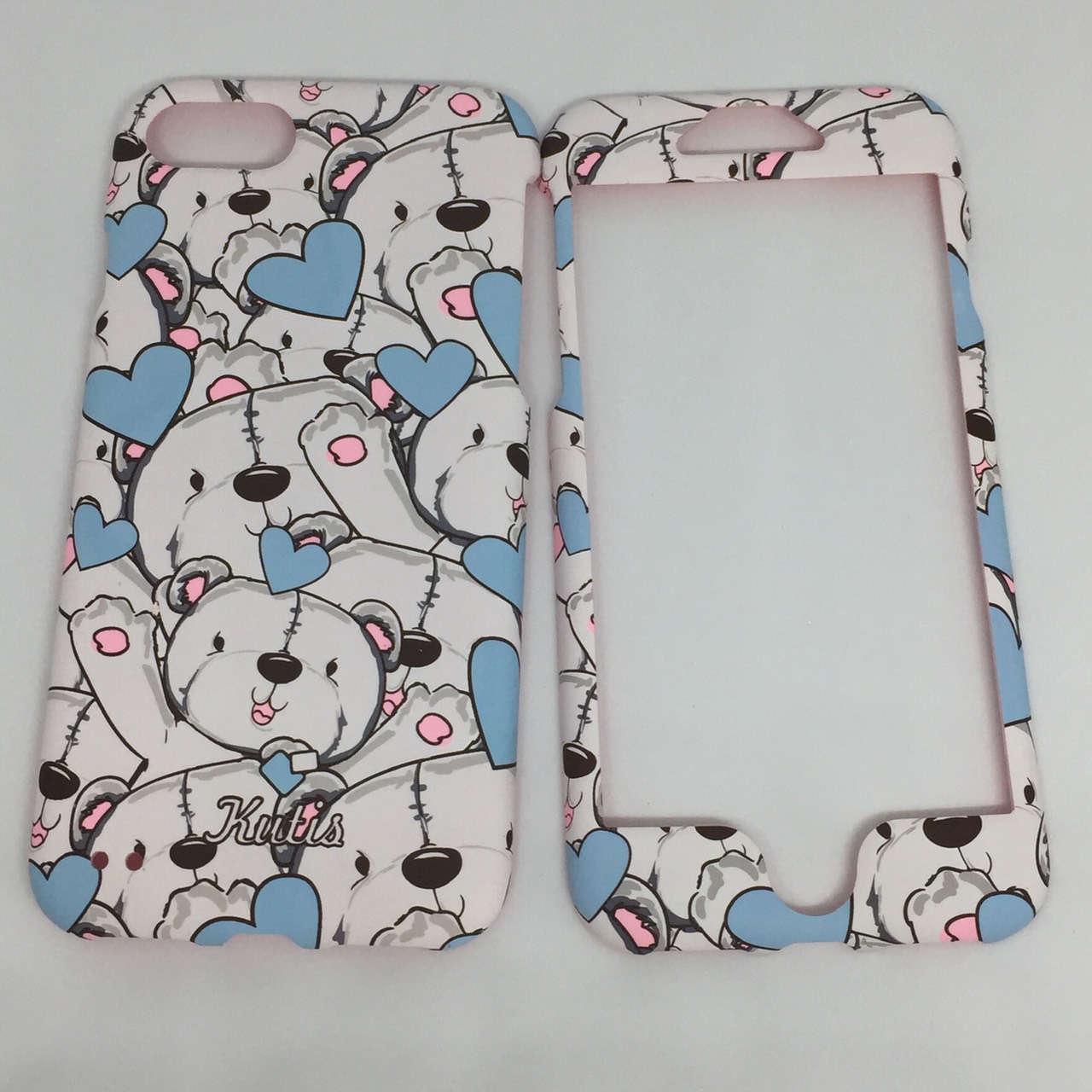 เคสคูทิส (Kutis) ไอโฟน7,8(ลายหมีหัวใจสีขาว)