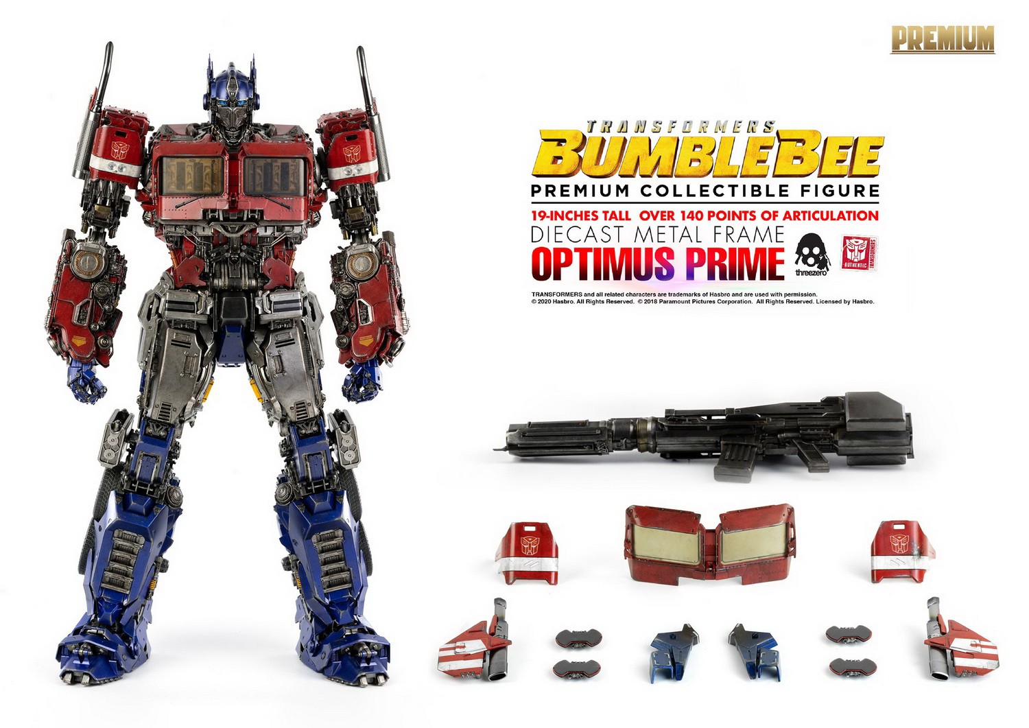 threezero 3Z0162 Transformers: BumbleBee - PREMIUM Optimus Prime
