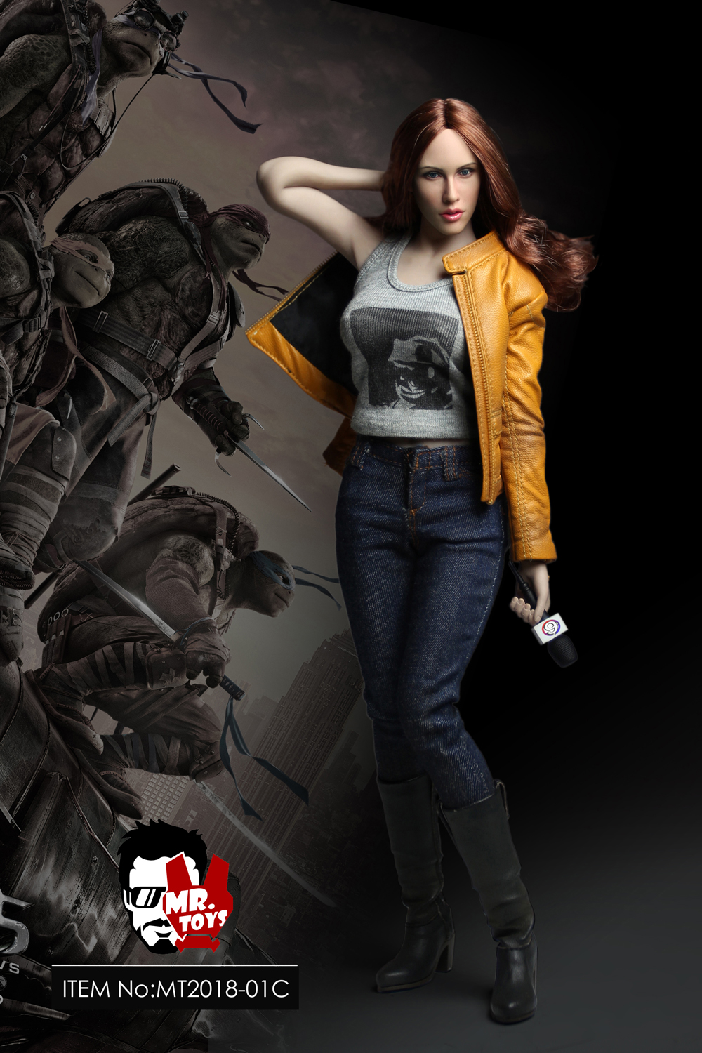 MR.TOYS MT2018-01-C Red Hair Megan Fox set