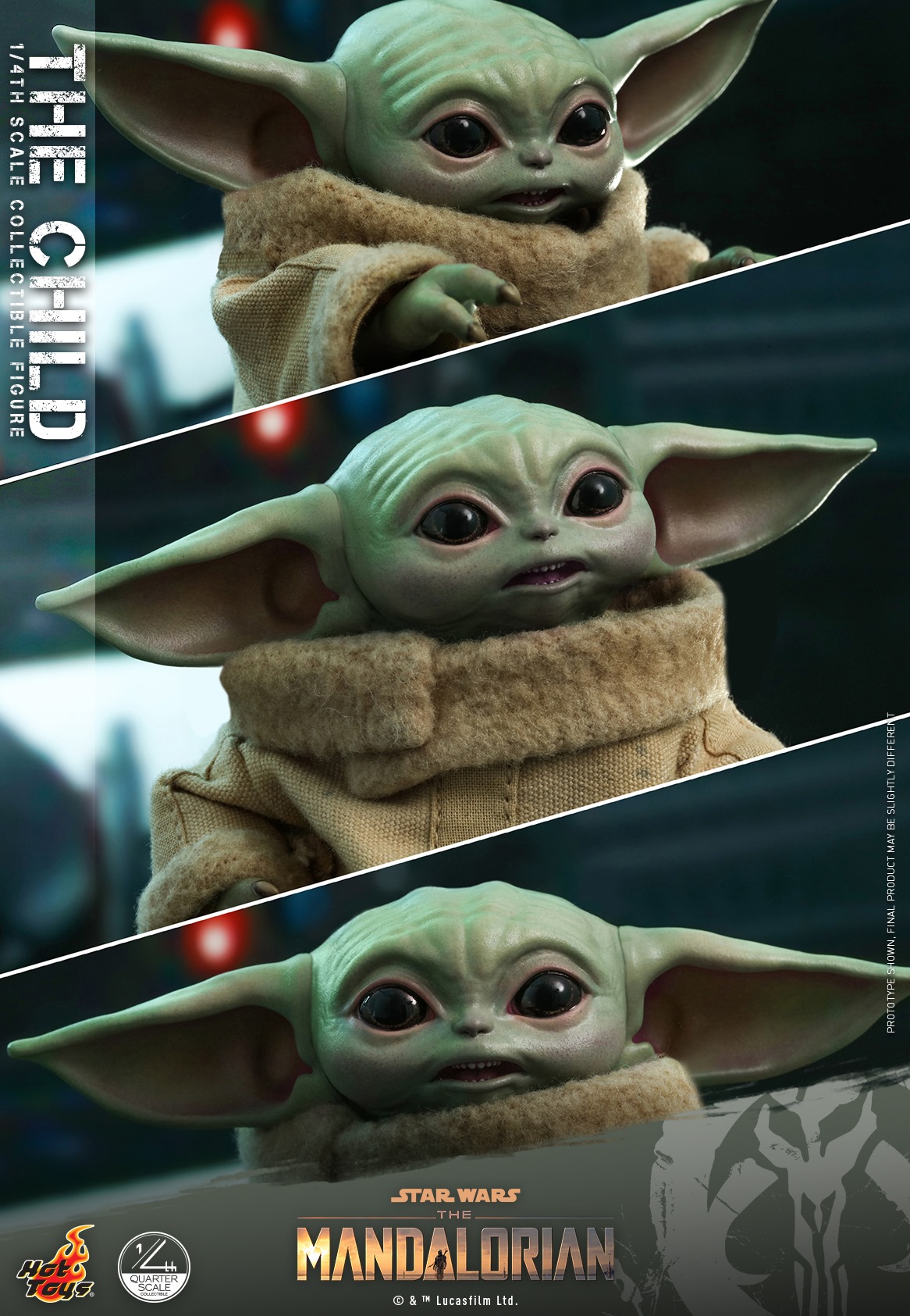 Hot Toys QS018 1/4 Star Wars™ The Mandalorian™ - The Child