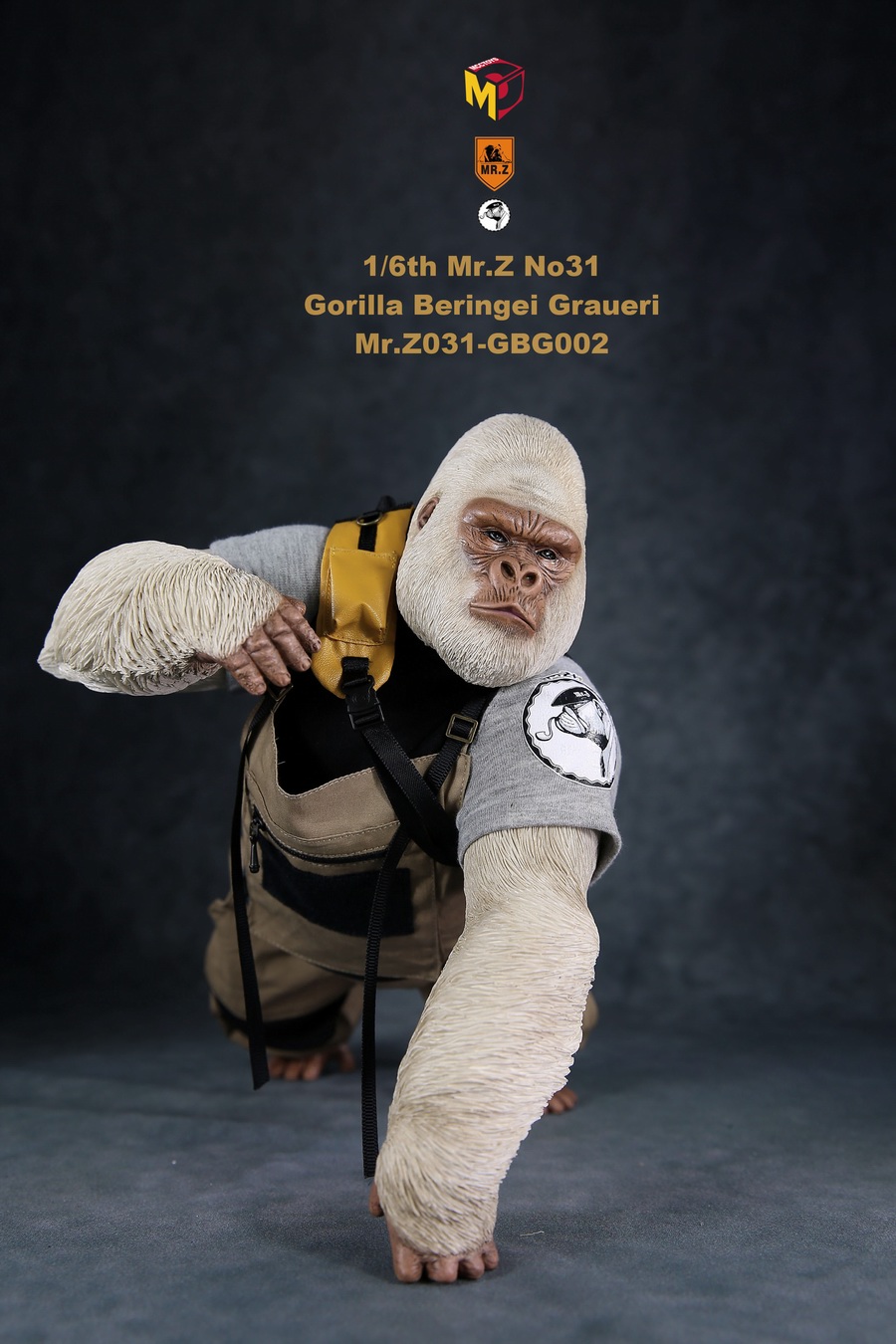 Mr.Z MRZ031 1/6 Animal Model - Gorilla Beringei Graueri