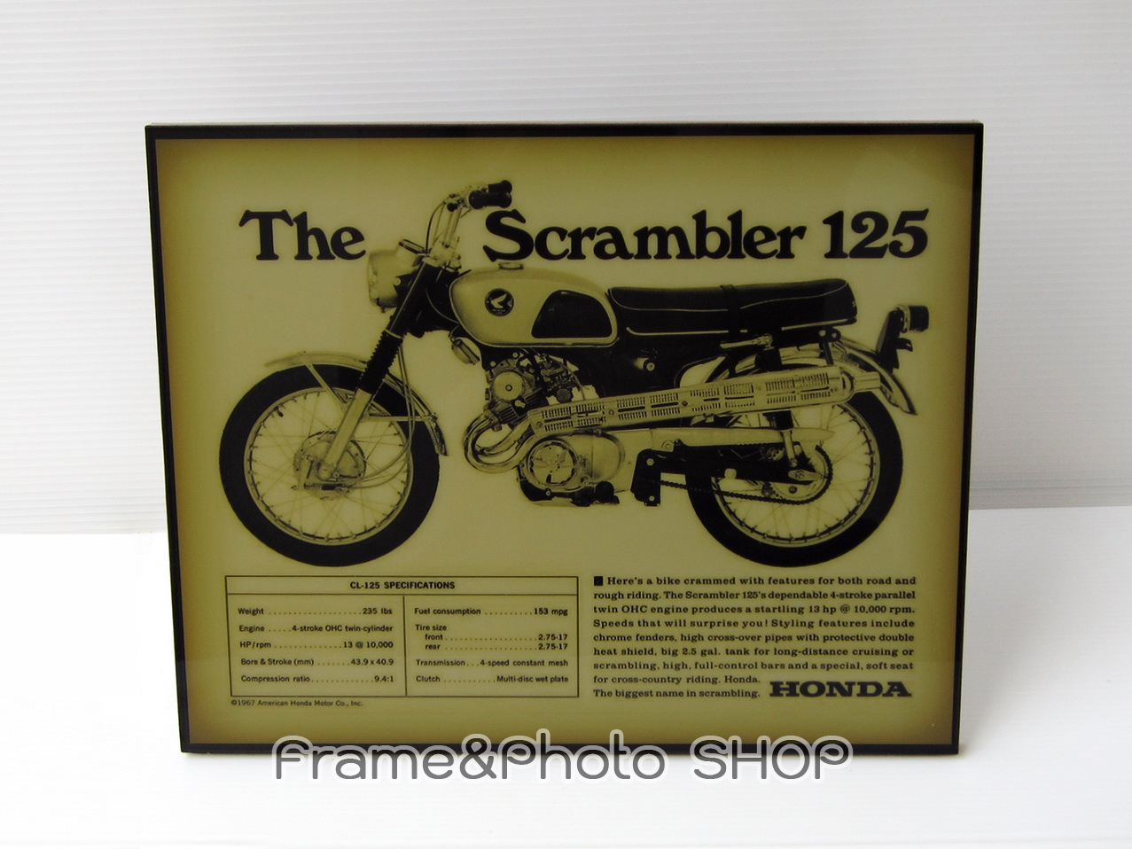 กรอบลอย Honda Scrambler 125