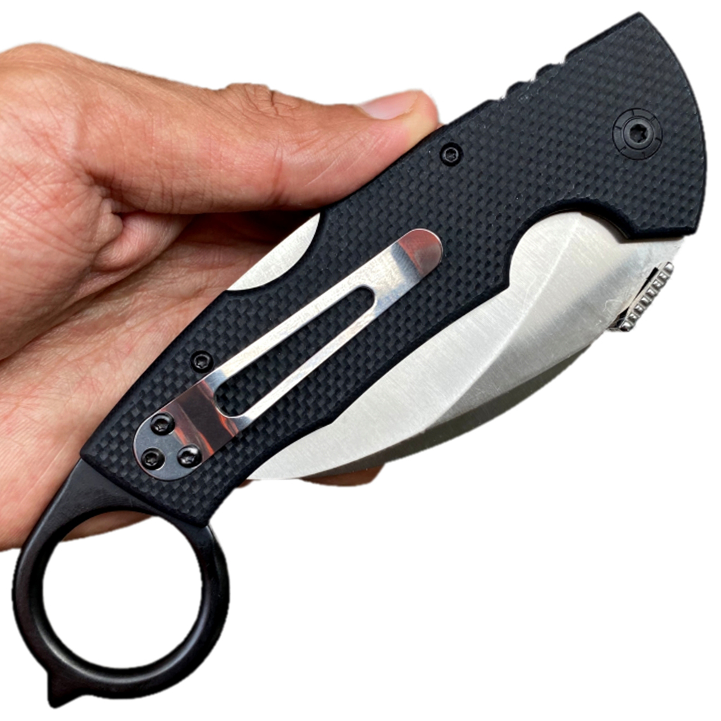 มีดพับ มีดคารัมบิต Tiger Claw Karambit Knives ขนาด 9.1 นิ้ว (23.2 ซม.)