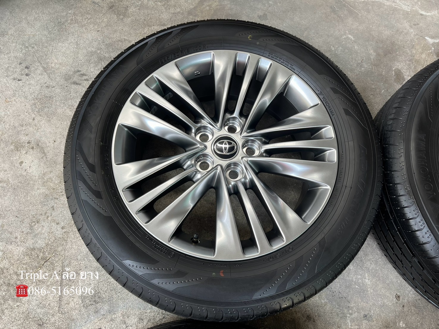 ✨ล้อแม็กพร้อมยางป้ายแดง✨Toyota Alphard (40-Series) รุ่นใหม่ล่าสุด ขอบ 18 สีไฮเปอร์💖สวยกริ๊บ💖