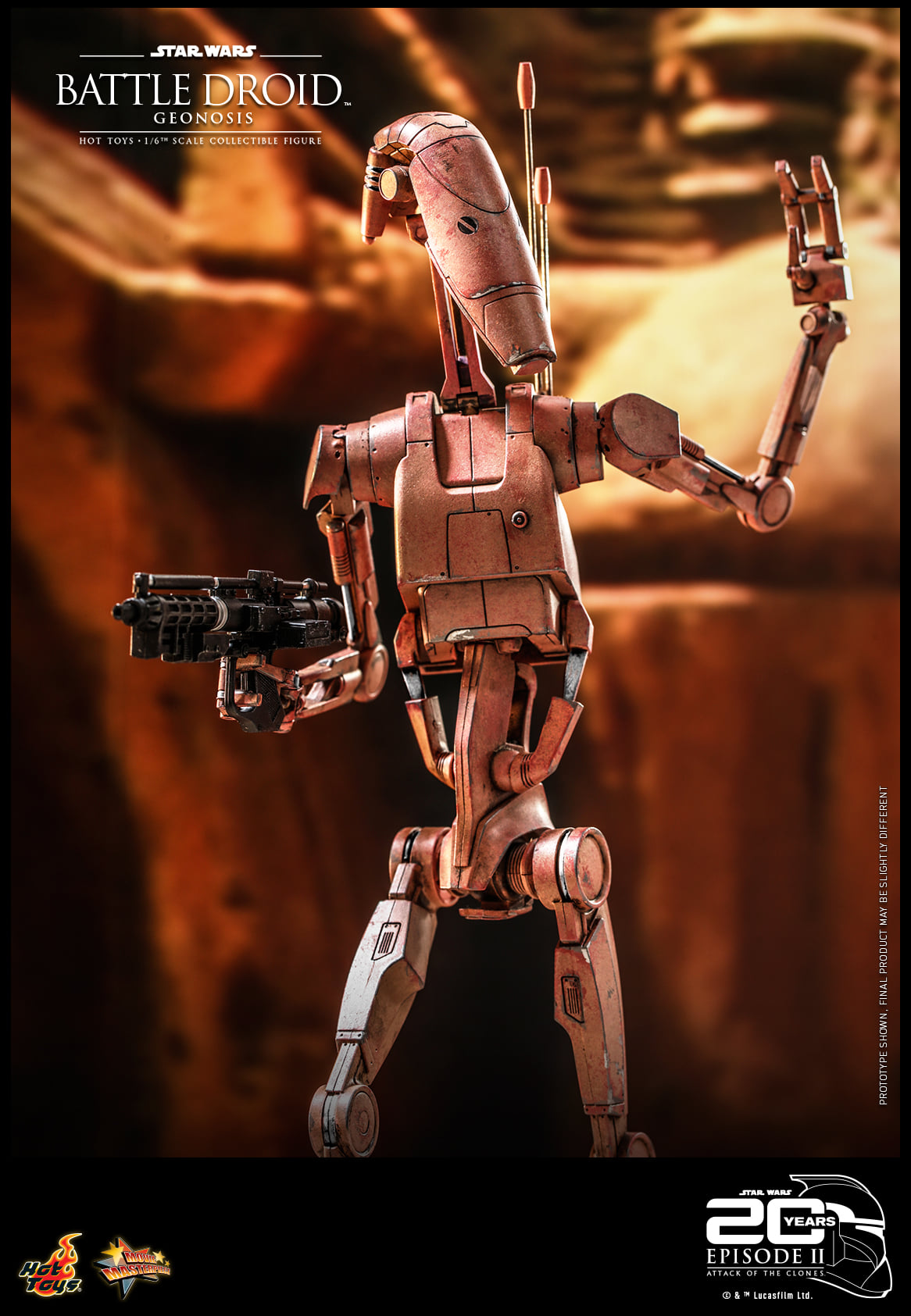 Hot Toys MMS649 1/6 Star Wars Episode II: Attack of the Clones™ - Battle Droid™ (Geonosis)
