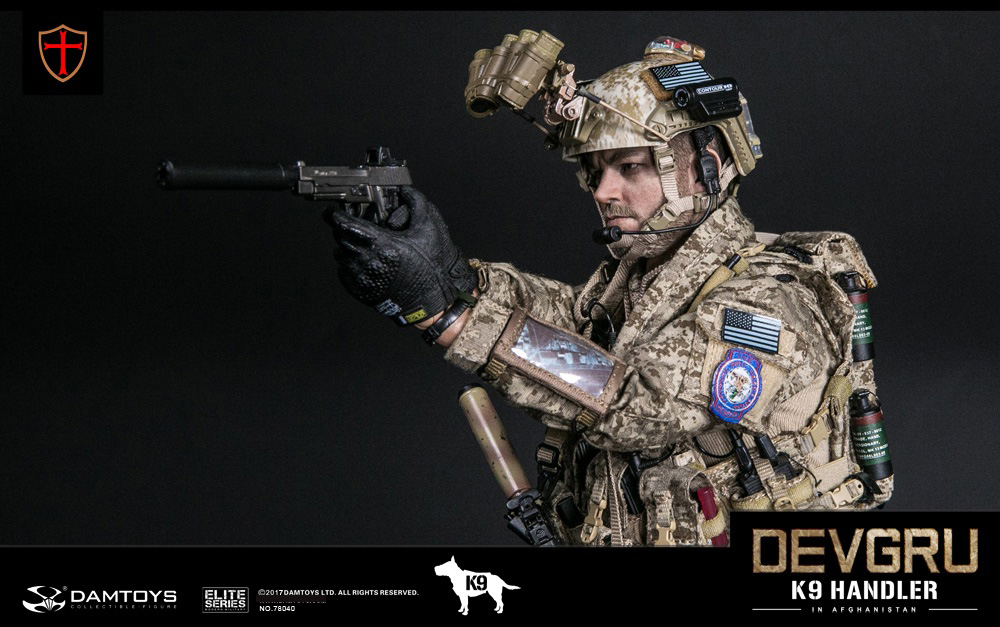 DAMTOYS No.78040, No.78040-1 DEVGRU K9-handler in Afghanistan