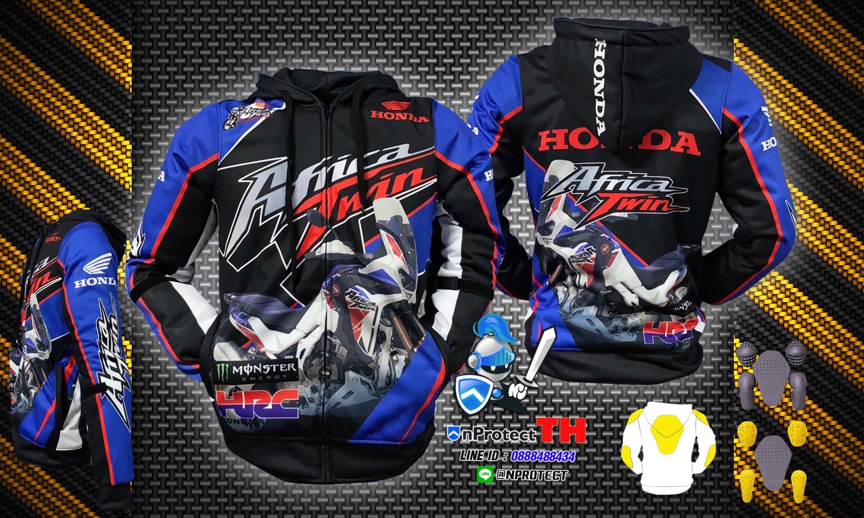 เสื้อการ์ด HONDA AFRICA TWIN