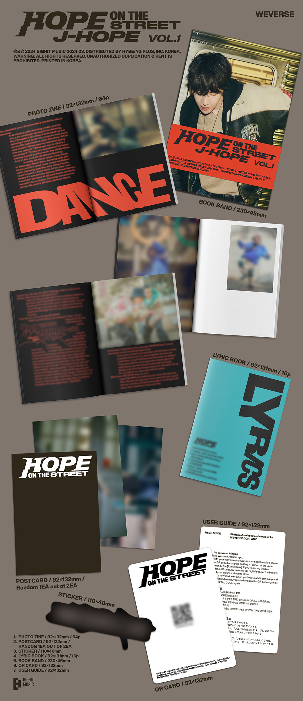 [PRE] j-hope Special Album [HOPE ON THE STREET VOL.1]