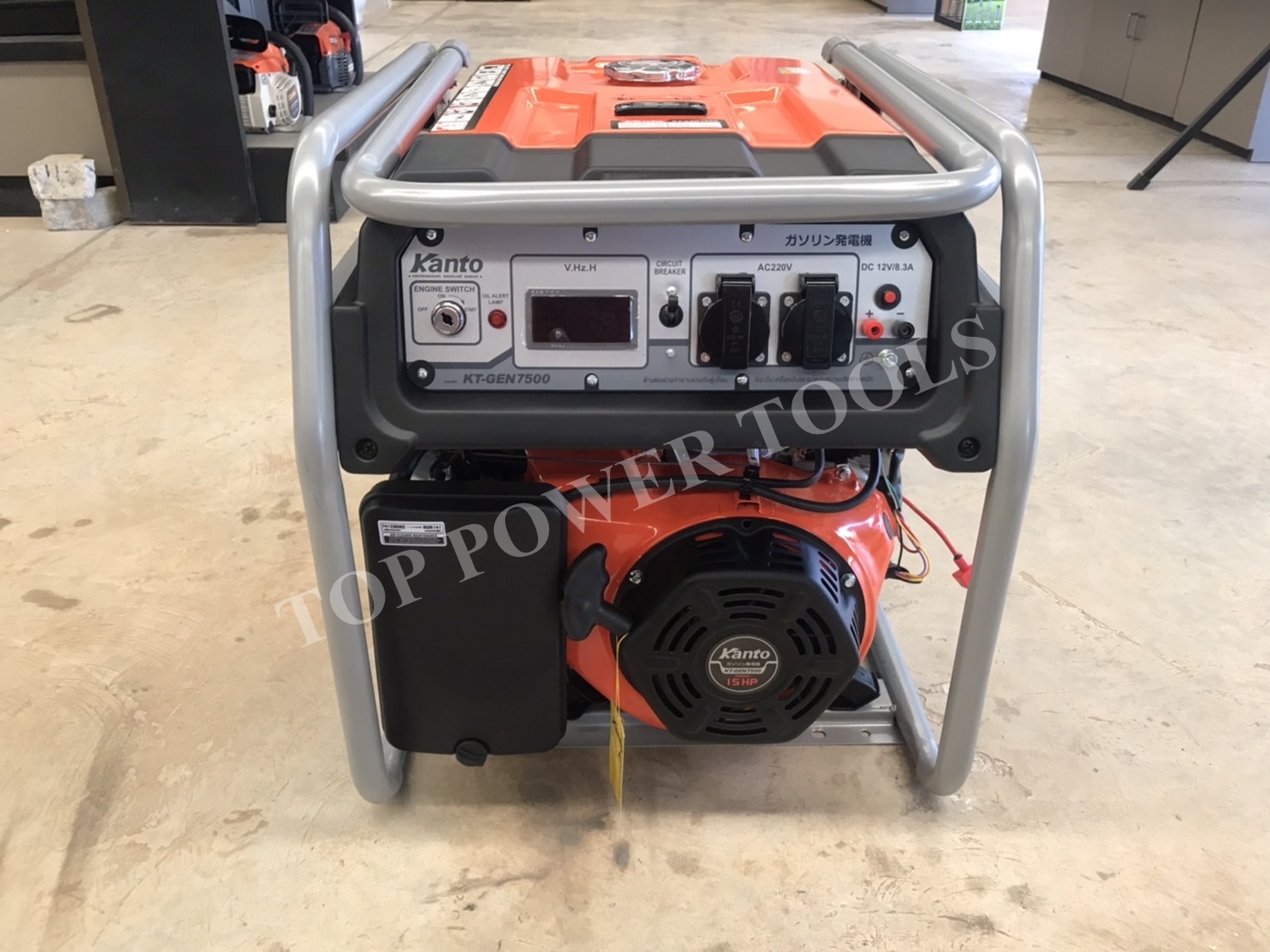 เครื่องปั่นไฟเบนซิน KT-GEN-7500 6,500W. KANTO สตาร์ทกุญแจไฟฟ้า