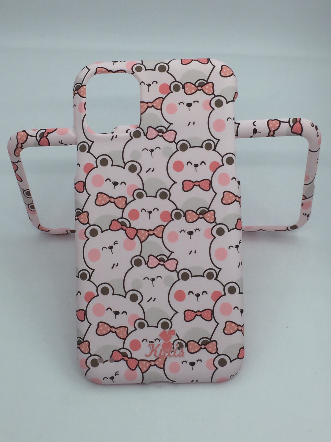 เคสคูทิส(Kutis)เคสไอโฟน11G(ลายแมวติดโบว์)มาใหม่ เคสประกบหน้า-หลัง เคสเรืองแสง เคสลายวินเทจ ร้านSuperhero Klongthom