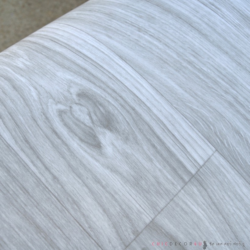 พีวีซีปูพื้น ลายไม้โมเดรินสีเทา Ash Gray-wood panel JP-014 หน้ากว้าง 100 ซม หนา 0.6 มม