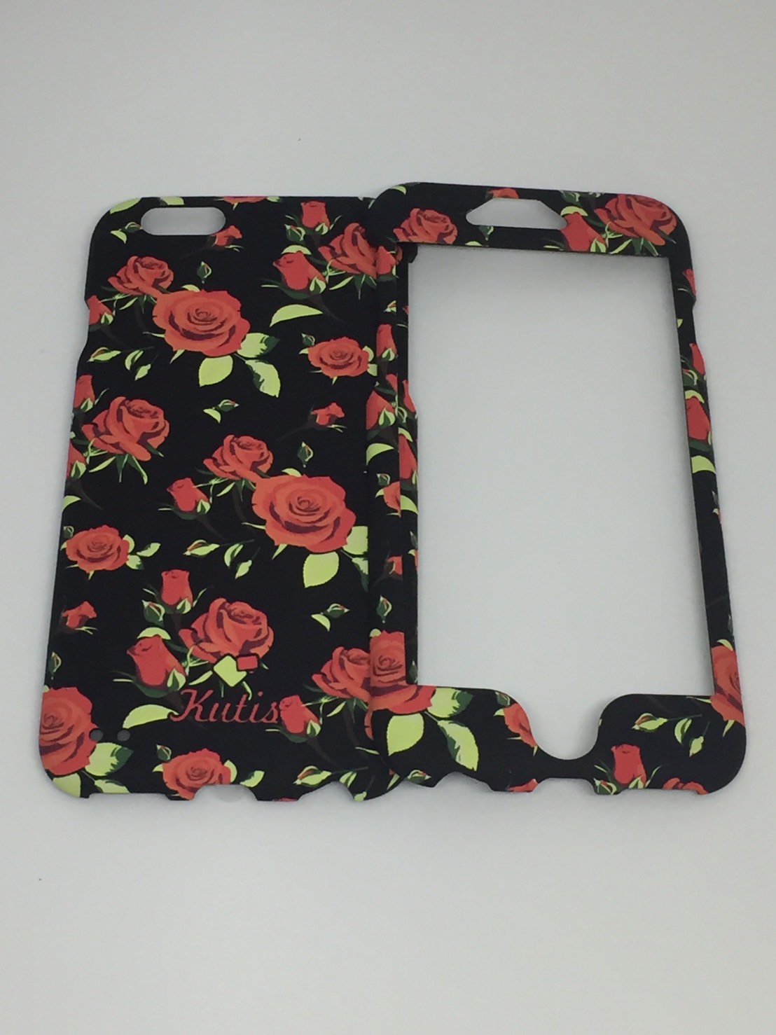 เคสคูทิส (Kutis) ไอโฟน6,6S(ลายดอกกุหลาบสีแดง)