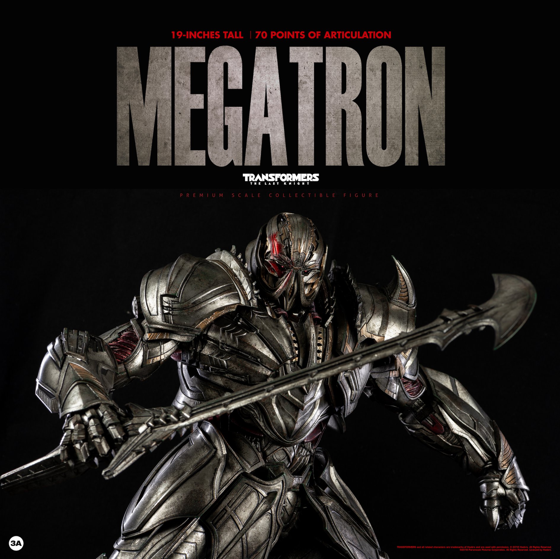3A TOYS 3A18103 TRANSFORMERS: THE LAST KNIGHT - MEGATRON