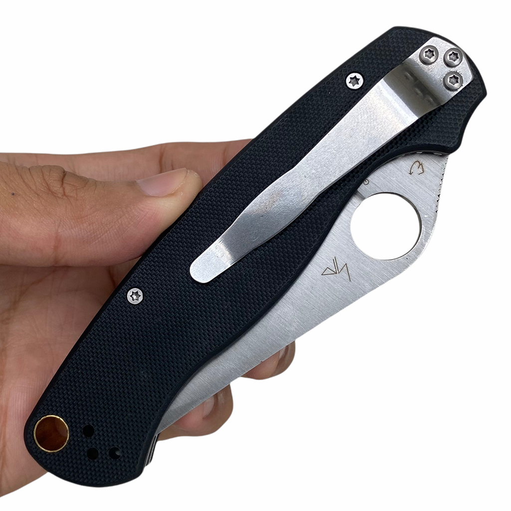 มีดพับ Spyderco CPM-S30V ด้าม Satin G-10 ขนาด 8.5 นิ้ว (21.5 ซม.)