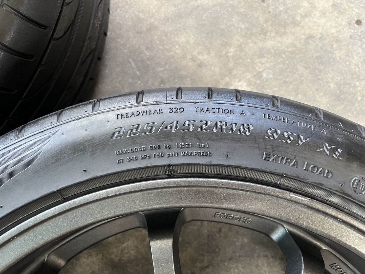 ✨ล้อแม็กแต่ง 6รู139✨CE28N (งาน TAM) ขอบ 18 สีเทา พร้อมยาง 225-45-18 OTANI💥ปี 22💥