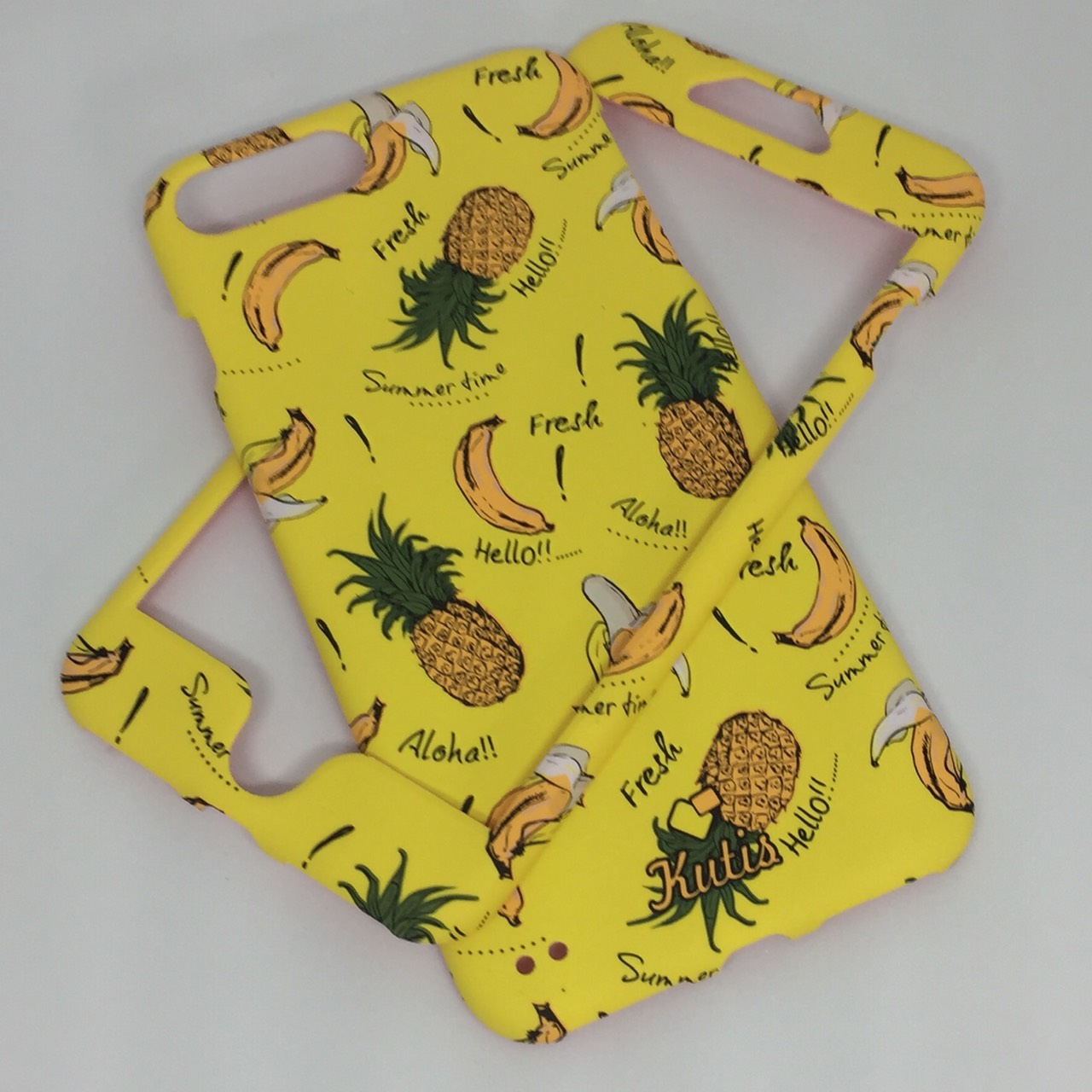 เคสคูทิส (Kutis) ไอโฟน7พลัส,8พลัส(ลายสัปปะรดกับกล้วย)