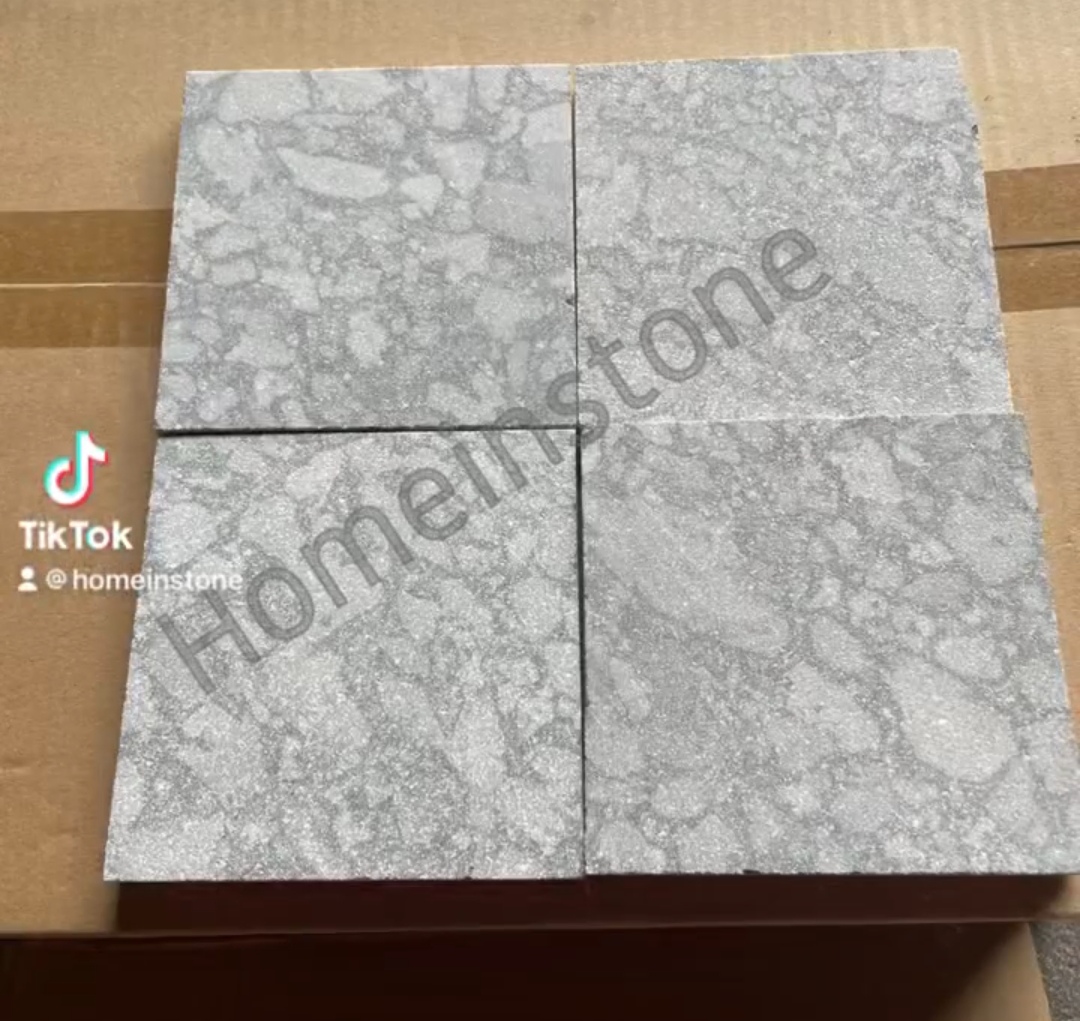 White Cloudy sanded Size 10x10,30x60,60x60 cm