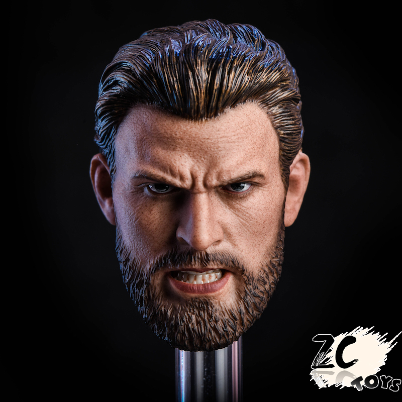 ZCToys ZC-T07 Bearded Beauty team headsculpt (Angry version)