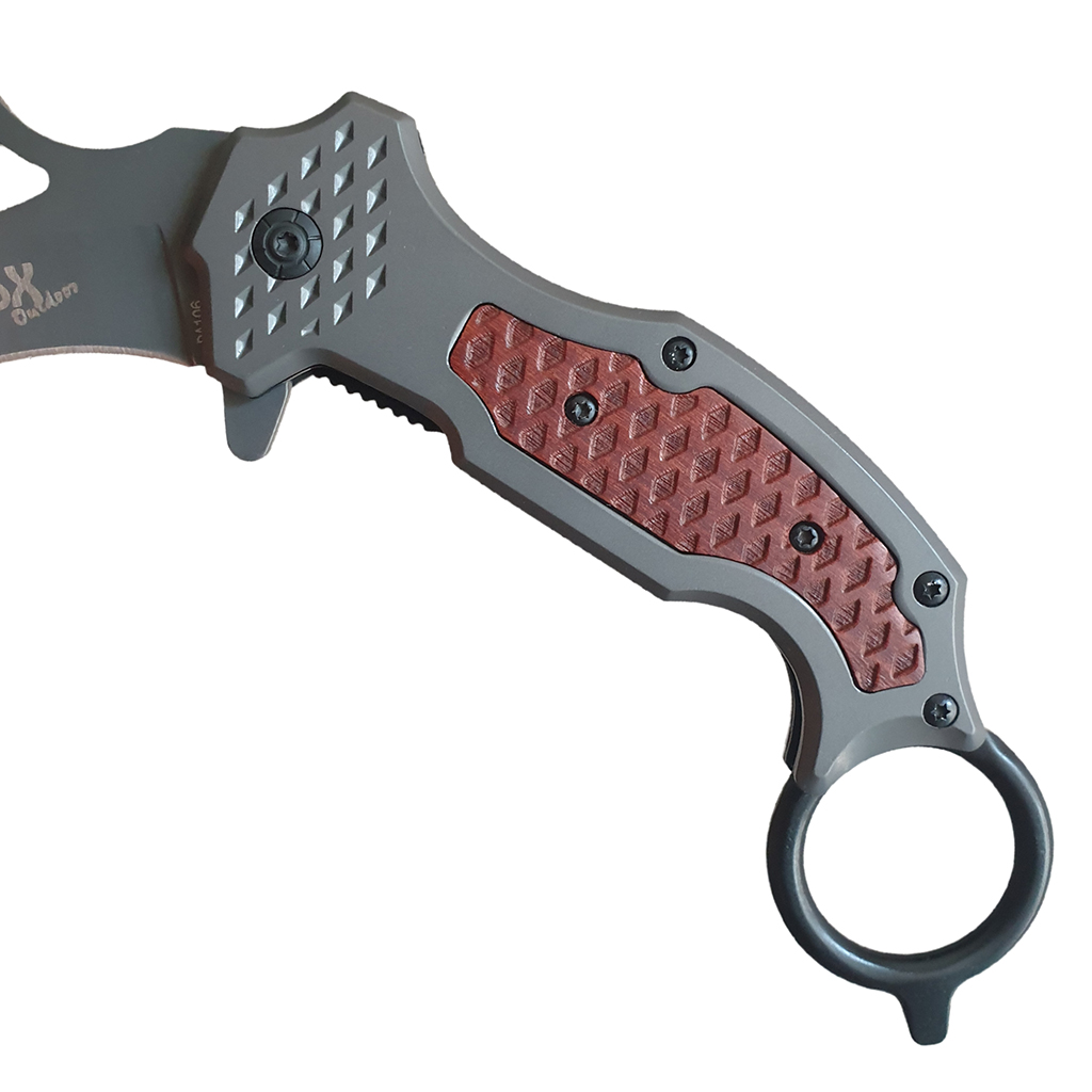 มีดพับ มีดคารัมบิต มีดพก Fox Outdoor Karambit Knife DA106