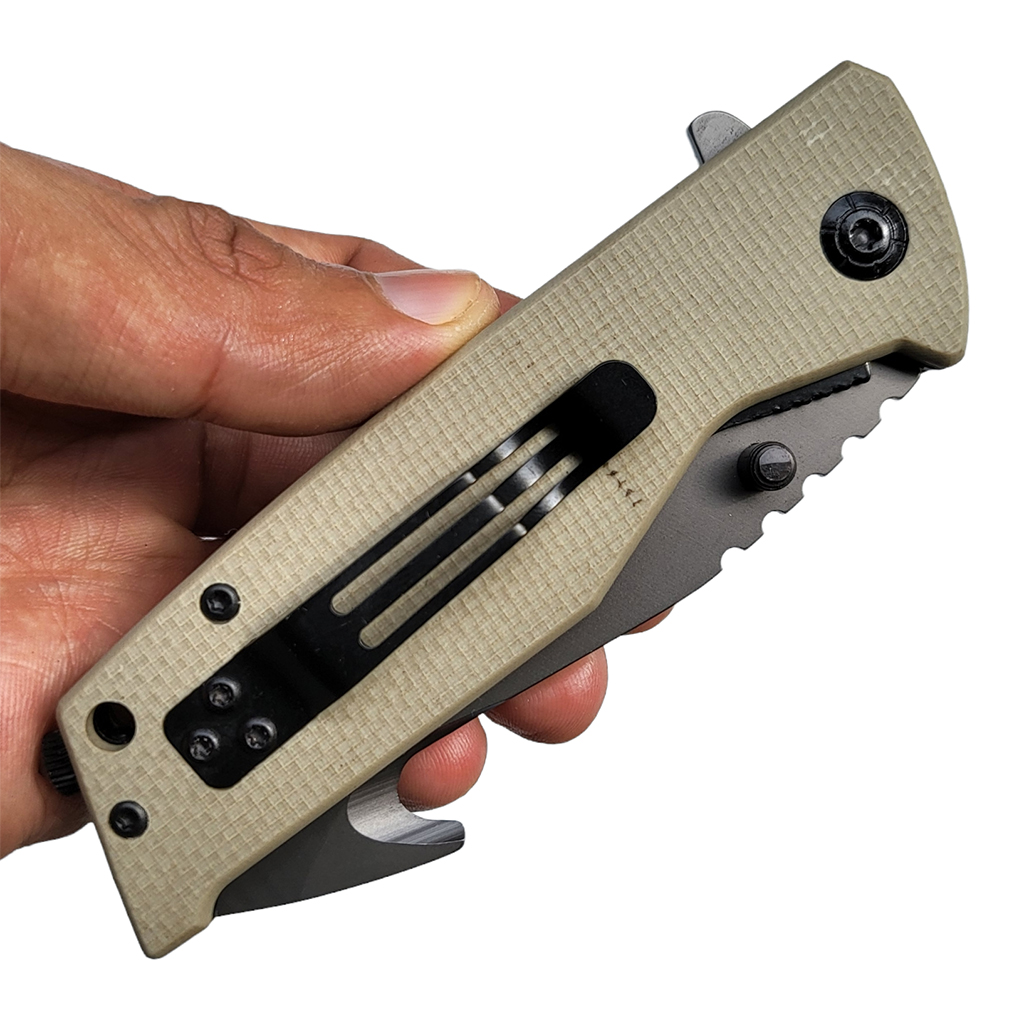 มีดพับ Beretta X23 ขนาด 7.9 นิ้ว (20 ซม.) - ด้ามสีน้ำตาล