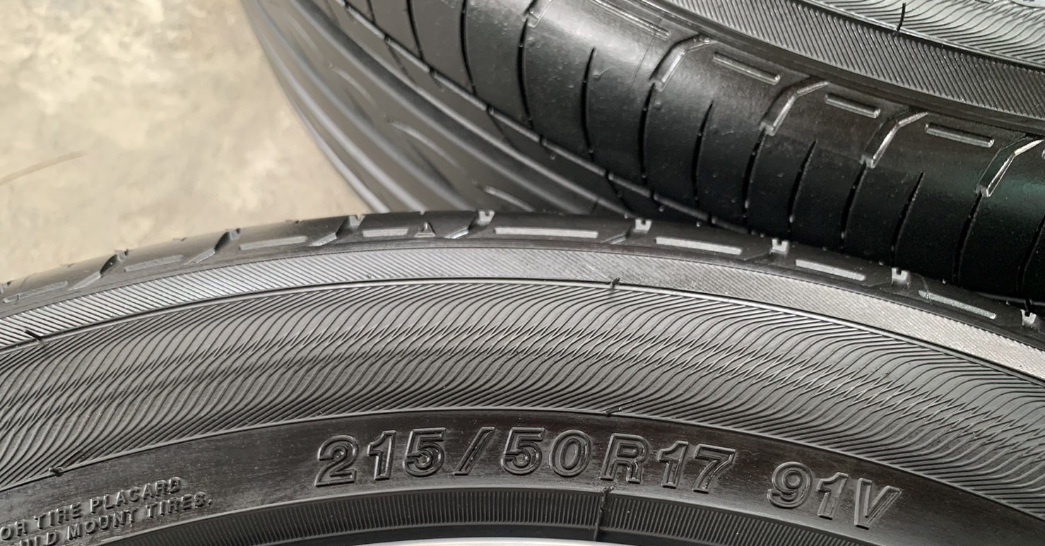 ✨ยางป้ายแดง✨215-50-17 Yokohama💖สวยกริ๊บ🚗ถอดจากรถป้ายแดง