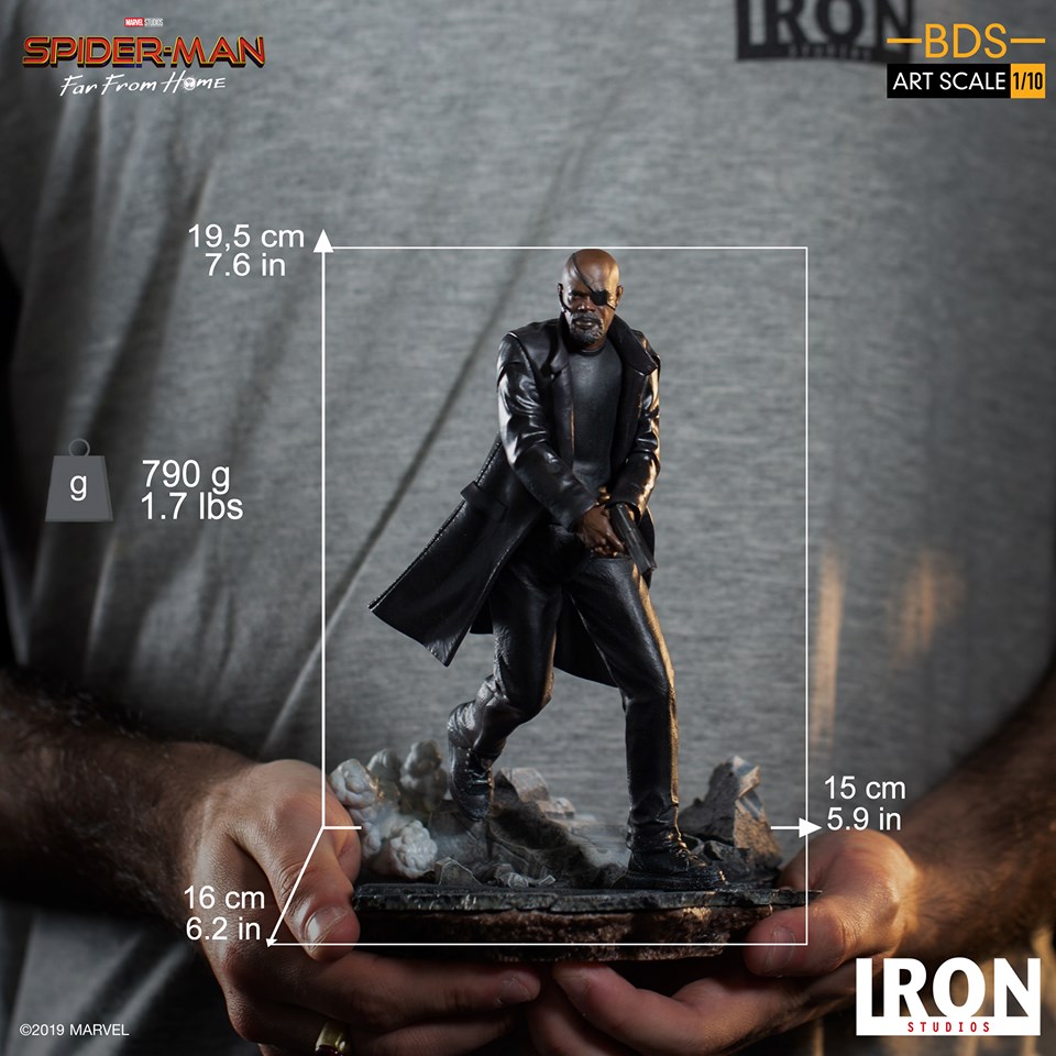 Iron Studios BDS Art Scale 1/10 Spider-Man: Far From Home - Nick Fury