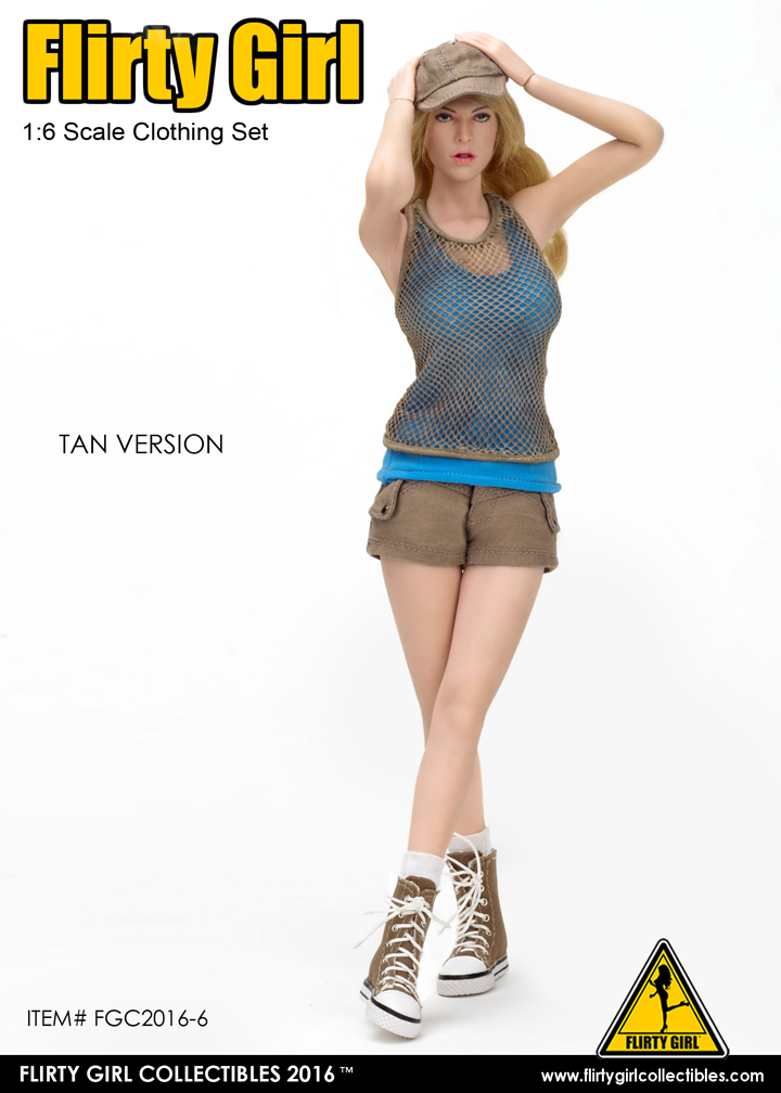 Flirty Girl Collectibles - FGC2016-5,7 Combat Short Fashion Clothing