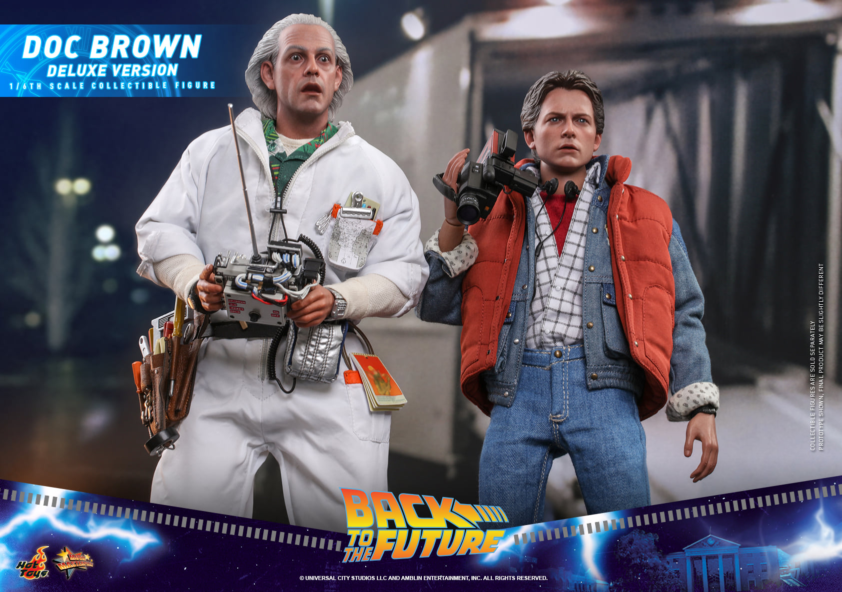 Hot Toys MMS610 1/6 Back to the Future - Doc Brown (Deluxe Version)