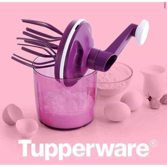 Tupperware speedy chef 1.3 ลิตร สีม่วง เครื่องปั่นครีม วิบชีส ไข่ น้ำสลัด