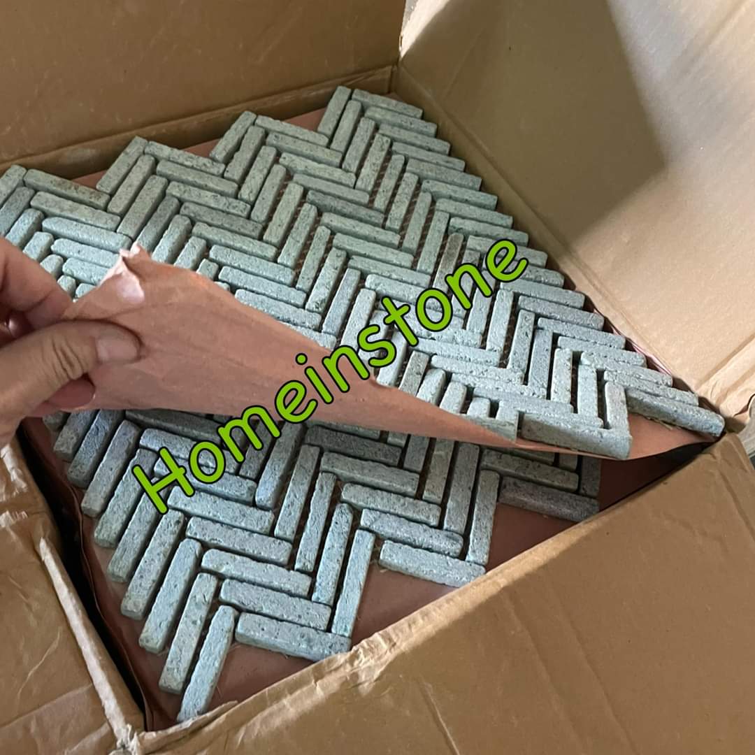 Green Sukabumi Mosaic ก้างปลา