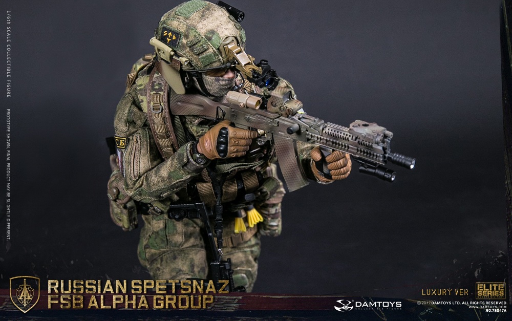 DAMTOYS 78047A RUSSIAN SPETSNAZ - FSB ALPHA GROUP (LUXURY VER)