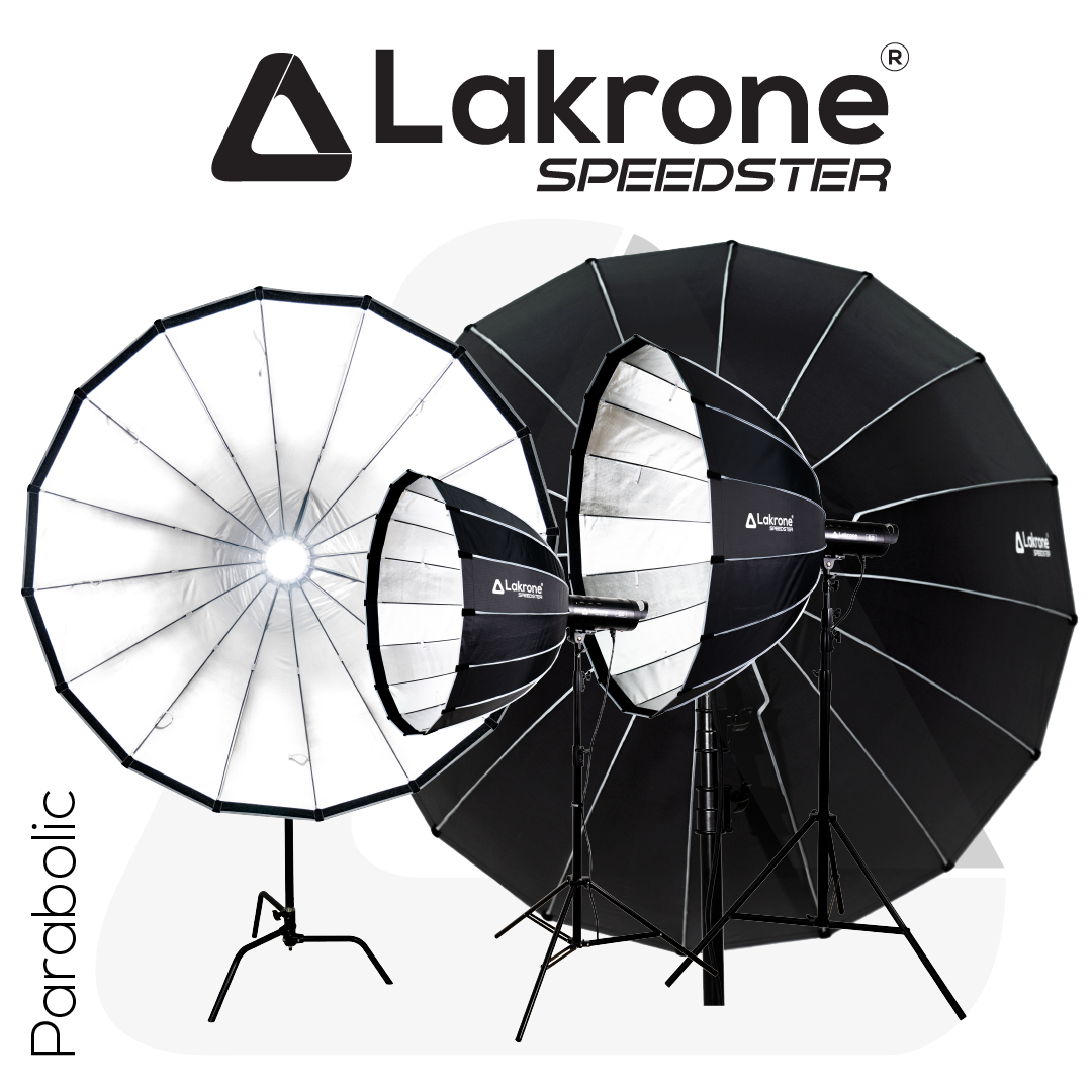 Lakrone Speedster Parabolic Quick Install ซอฟบอกซ์ 16 ก้านแบบพับได้ ไม่ต้องประกอบ