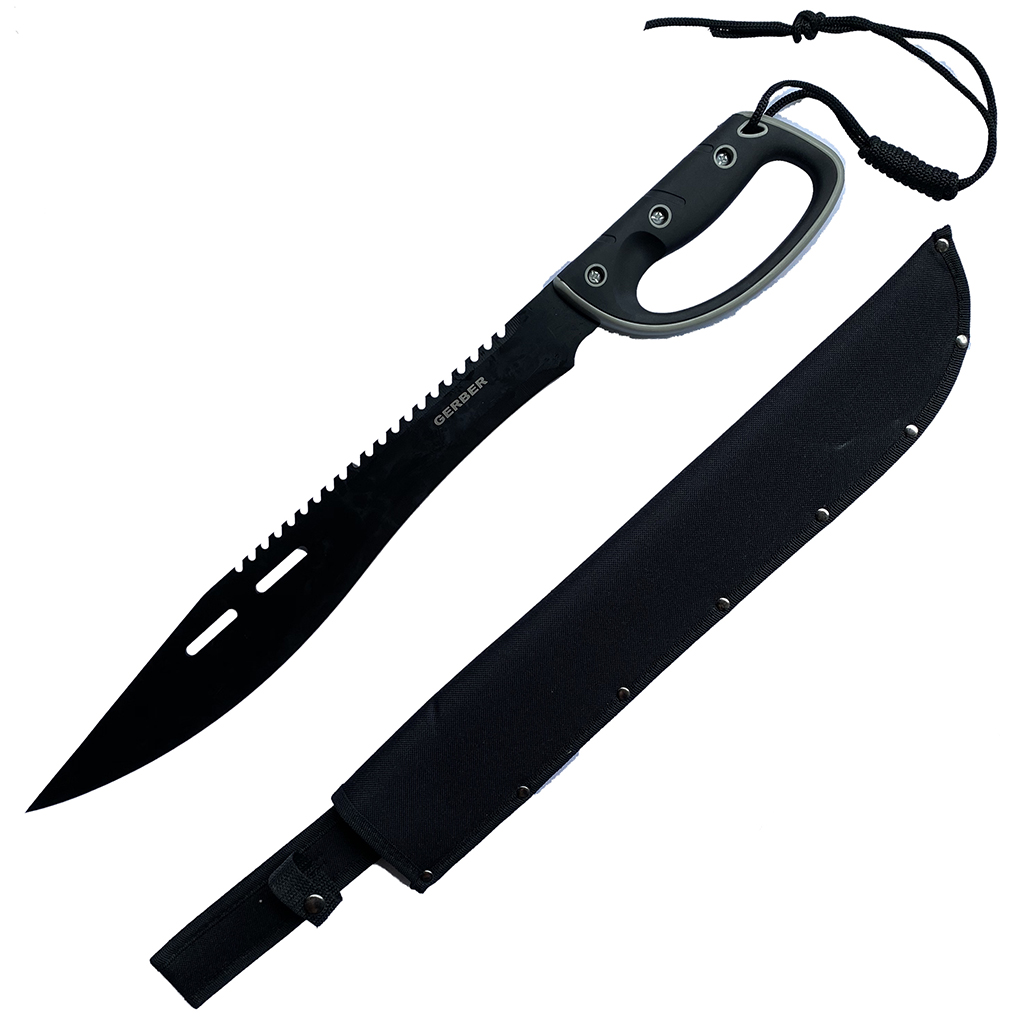 มีดมาเชเต้ มีดเดินป่า มีดใบตาย Machete ขนาด 24 นิ้ว (62 ซม.) พร้อมซองไนล่อนเก็บมีด