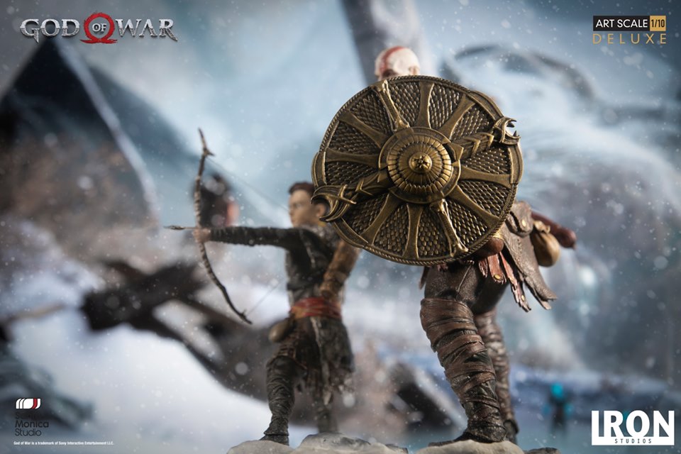 Iron Studios BDS Deluxe Art Scale 1/10 God of War 4 - Kratos and Atreus