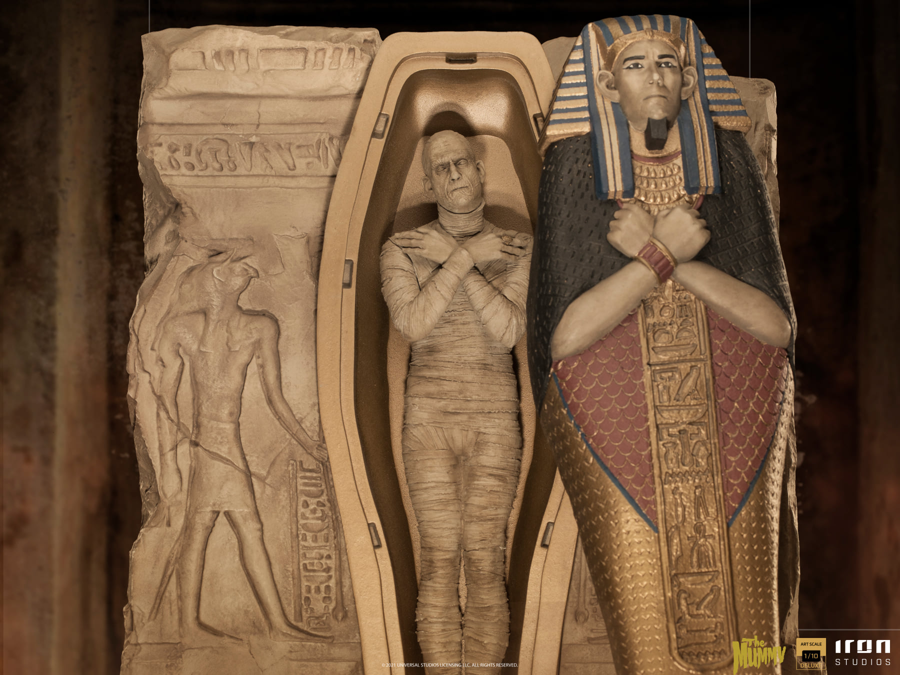 Iron Studios Deluxe Art Scale 1/10 Universal Monsters - The Mummy