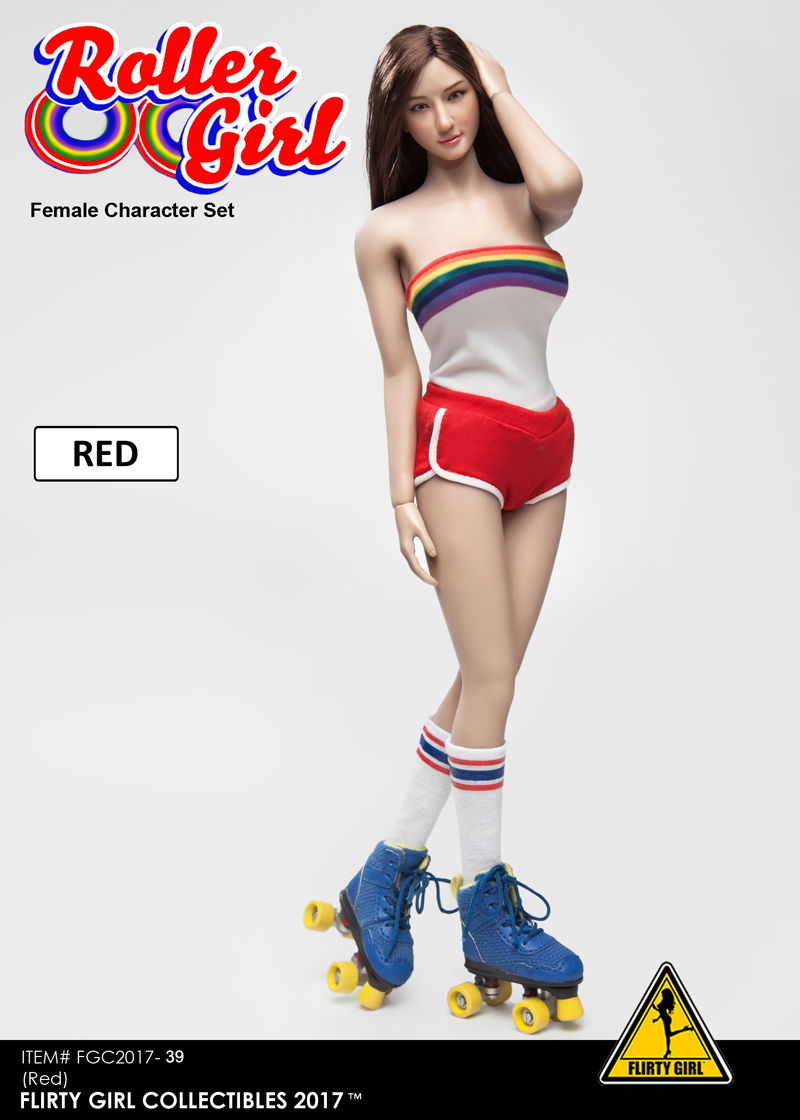 Flirty Girl FGC2017-39 / FGC2017-40 / FGC2017-41 1/6 Roller Girl Female Character Set