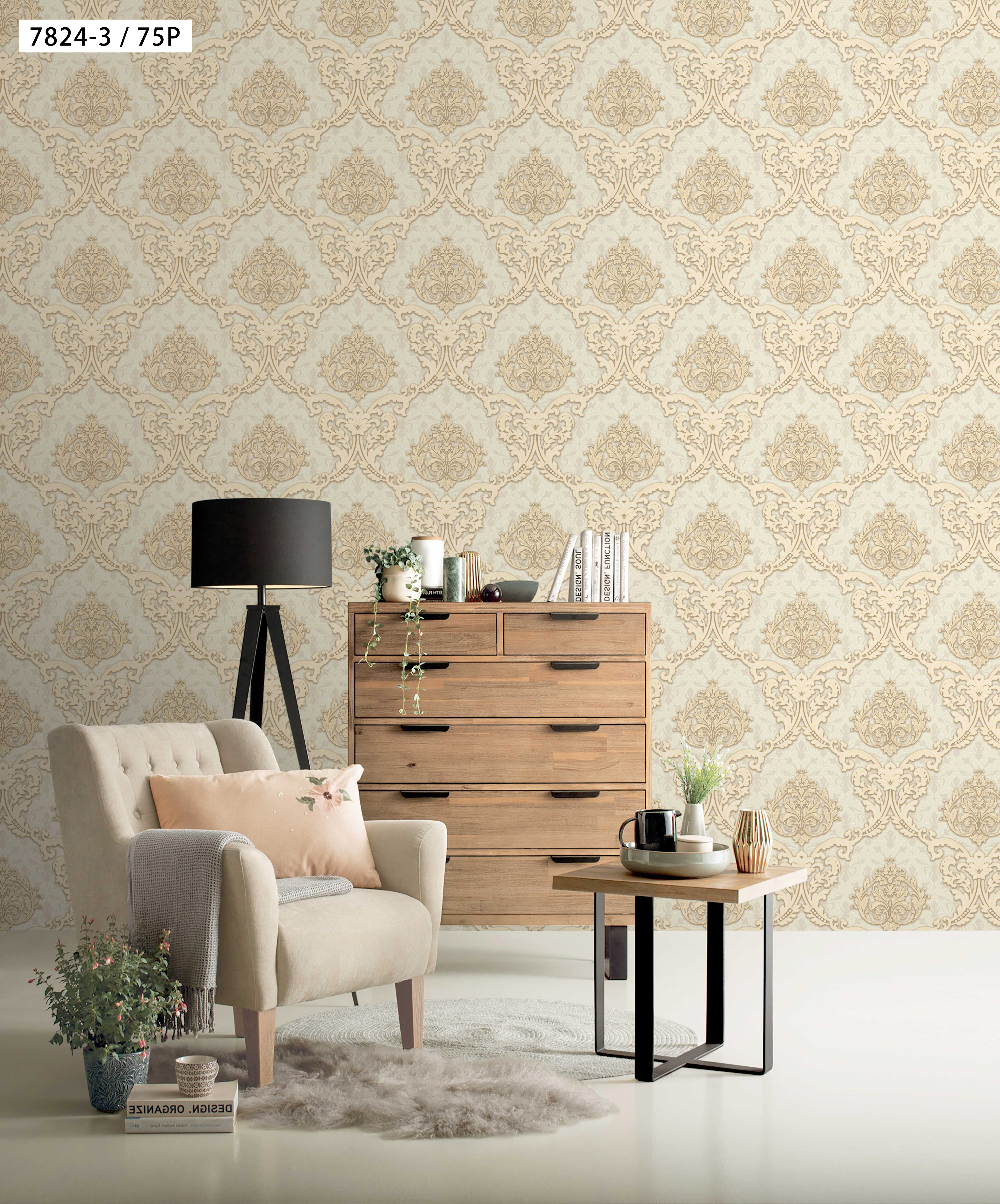 Galaxy - BW Collection ลายวินเทจ-ดามัสก์