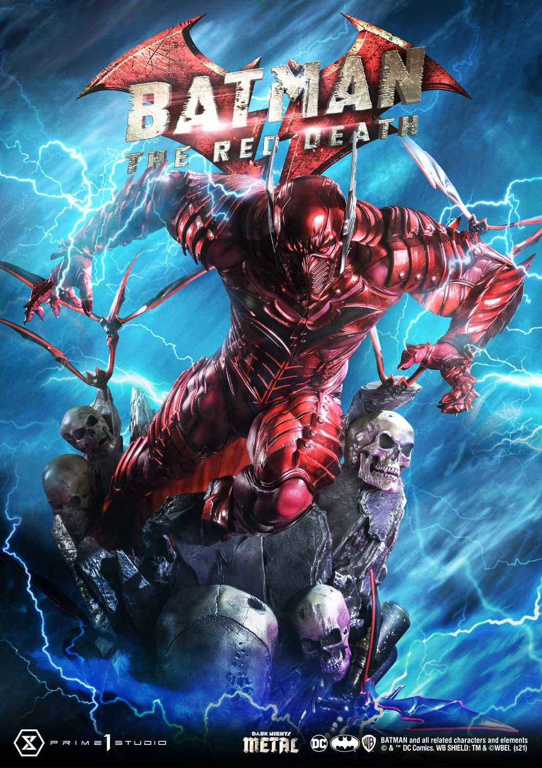 Prime 1 Studio MMDCMT-07 1/3 Dark Nights Metal Comics - Batman The Red Death
