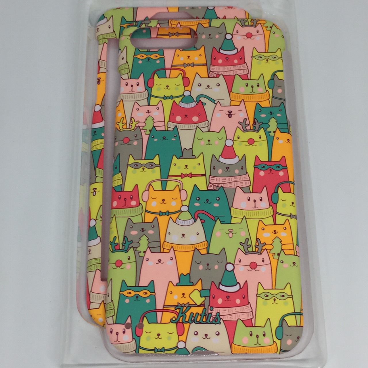 เคสคูทิส (Kutis) ไอโฟน7พลัส,8พลัส(ลายแมวเล็กใส่หมวก)