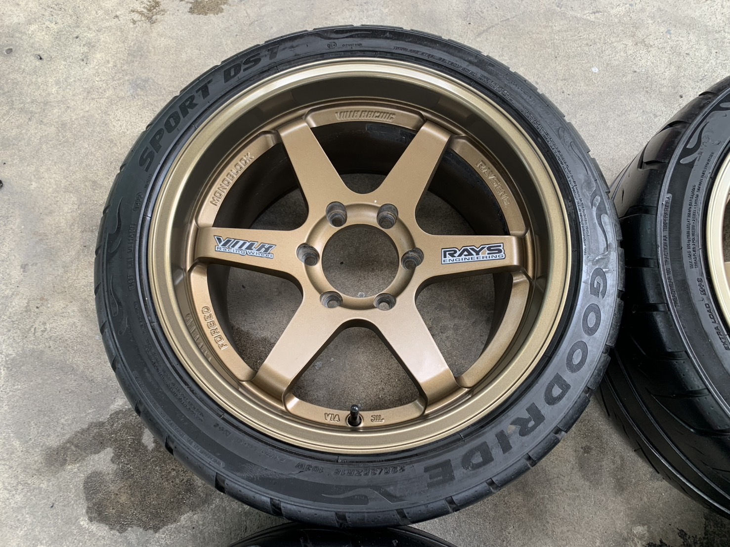 ✨ล้อแม็กแต่ง✨6รู139✨TE37 ขอบ 18 แถมยาง Goodride💥ปี 22💥