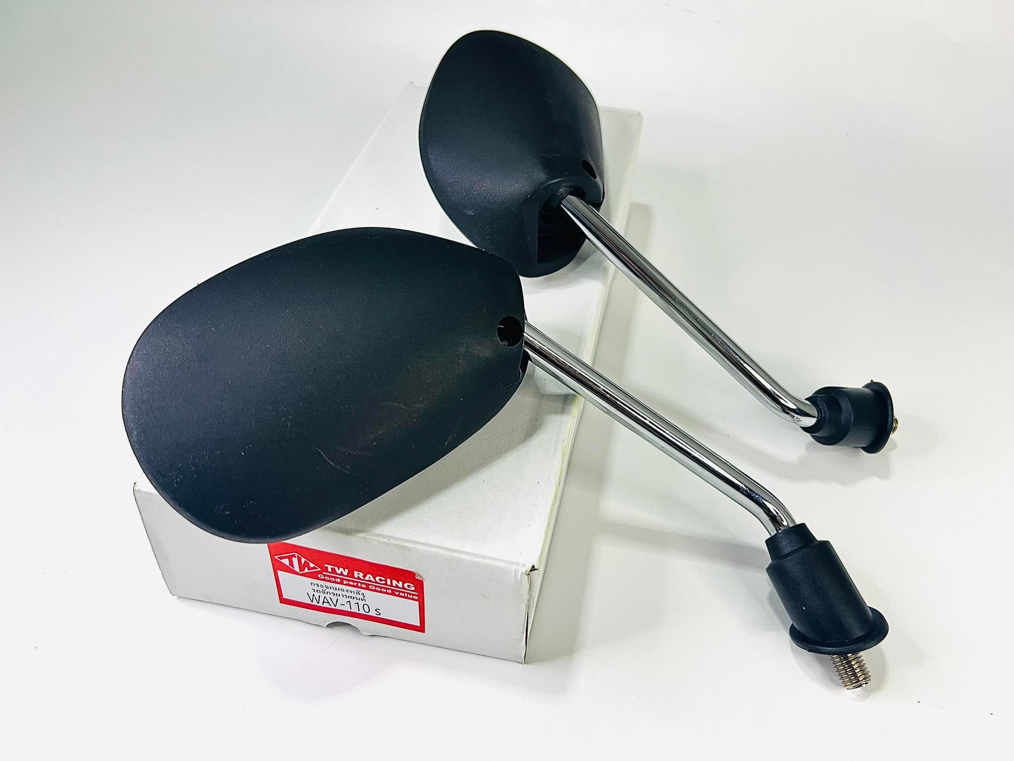 กระจกเวฟ100 เวฟ110 ขาชุบ ตรงรุ่น AAA