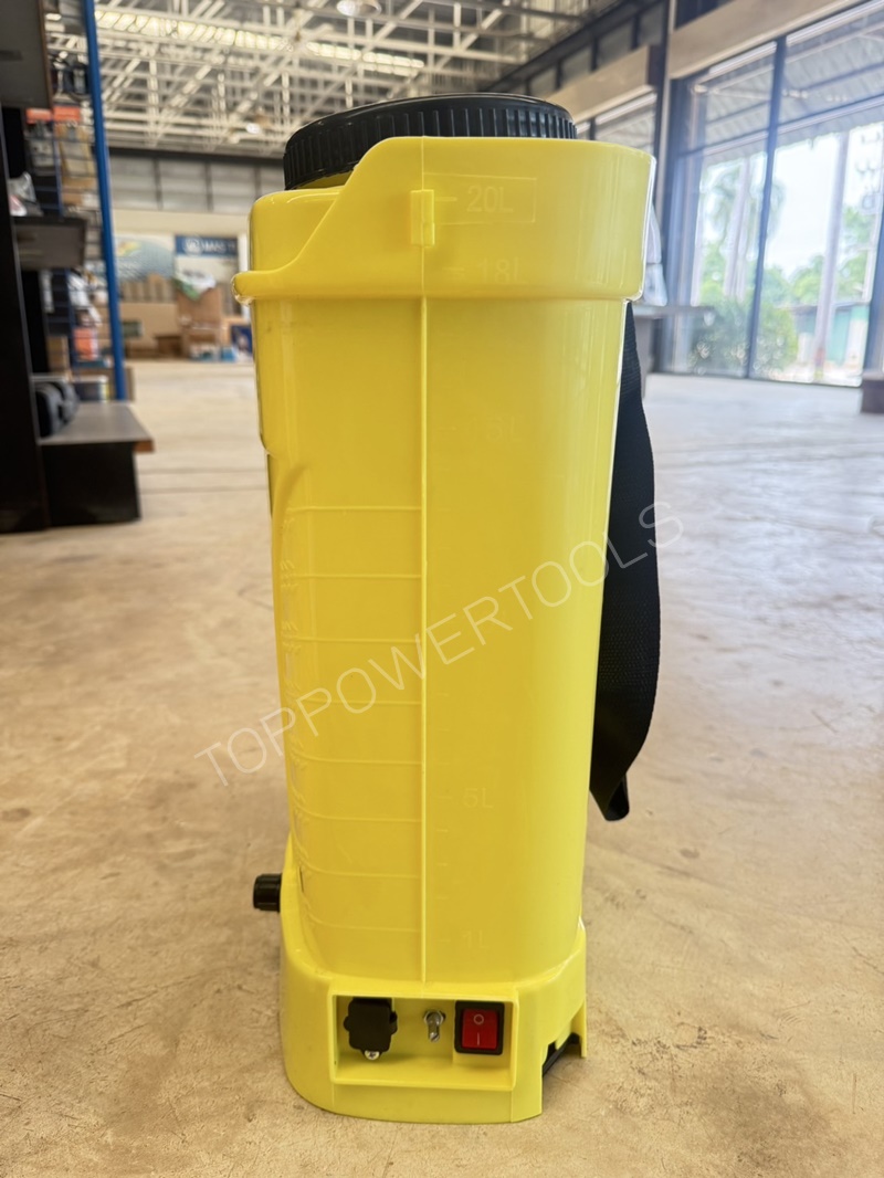 ถังพ่นยาแบตเตอรี่ BT-E-20L-B1 BLACK TIGER สีเหลือง เหลือง