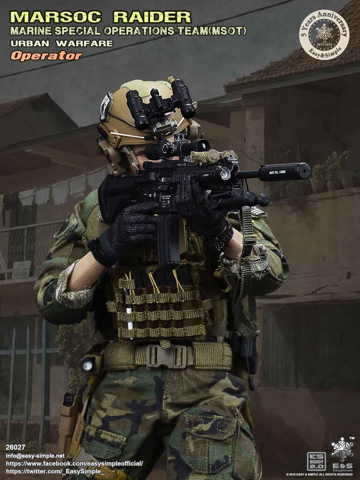 Easy&Simple 26027 MARSOC Raider Urban Warfare Operator (5 Years Anniversary)