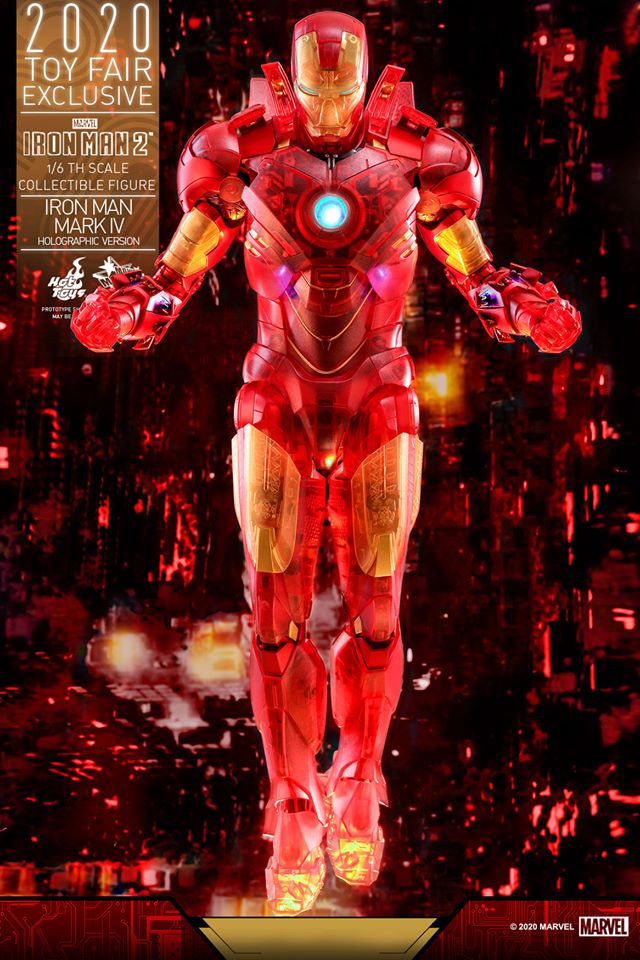 Hot Toys MMS568 IRON MAN 2 - IRON MAN MARK IV (HOLOGRAPHIC VERSION)